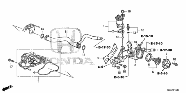 Water Pump - Sensor for 2014 Honda Ridgeline #0