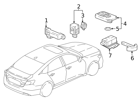 Gate & Hardware for 2021 Honda Clarity #0