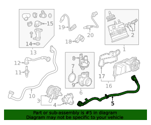 2019-2025 GM Evaporative Emission Front Pipe 84543205 | OEM Parts Online