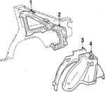 6170632903 - Body: Inner Quarter Panel for Toyota Image image