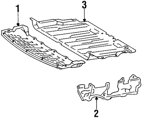 Splash Shields for 1997 Lexus SC300 #0