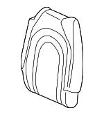 6EC96PD2AD - Body: Seat Back Cover for Chrysler: Pacifica, Voyager Image
