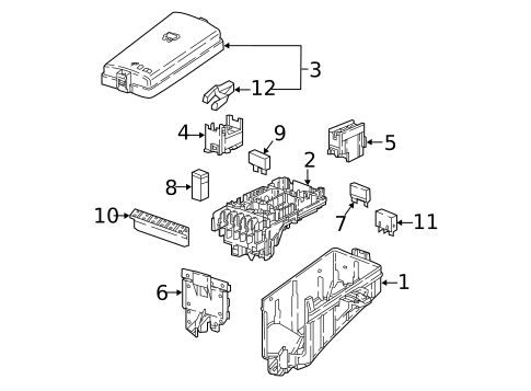 Fuse & Relay for 2012 Volkswagen Jetta #10