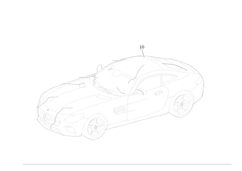 Tarpaulin for 2018 Mercedes-Benz AMG&reg; GT S #0