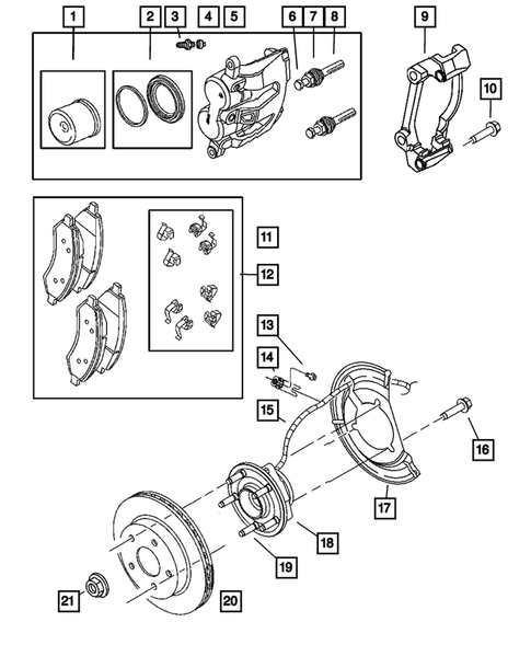 Front Brakes for 2006 Dodge Ram 1500 #0