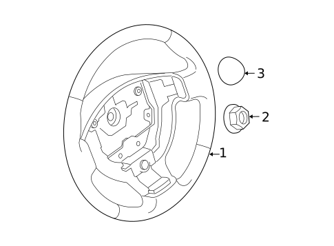 Steering Wheel & Trim for 2010 Nissan Sentra #0