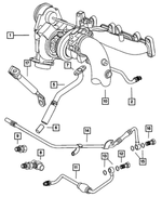RL898546AB - Engine 2.4L Four Cylinder (Turbo): Turbocharger for Mopar Image
