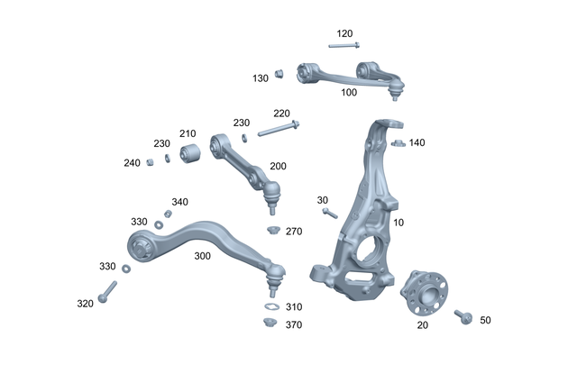 827064 - Front Axle: Nut for Mercedes-Benz Image image