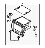 96560A7702WK - : Receiver for Kia: Forte5 Image