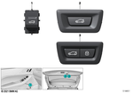 61315A2BCB6 - Vehicle Electrical System: Switch Trunk Lid for Mini: Cooper C, Cooper S, Countryman S ALL4, Countryman SE ALL4, JCW, JCW Countryman ALL4 Image image