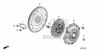 21350PRB000 - Engine: COVER, CLUTCH CASE for Honda Image