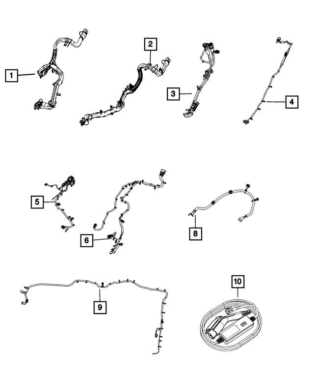 68415042AJ - : Charge Port Wiring for Mopar Image