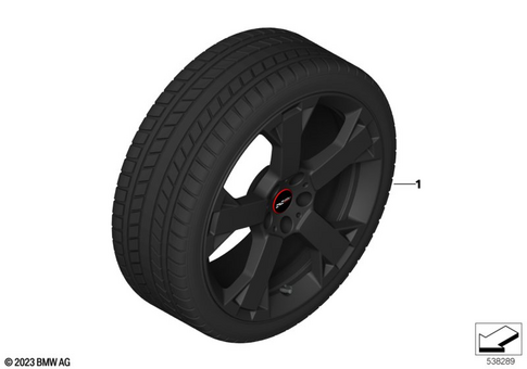 Complete Wheel Winter for 2024 Mini Countryman SE ALL4 #1