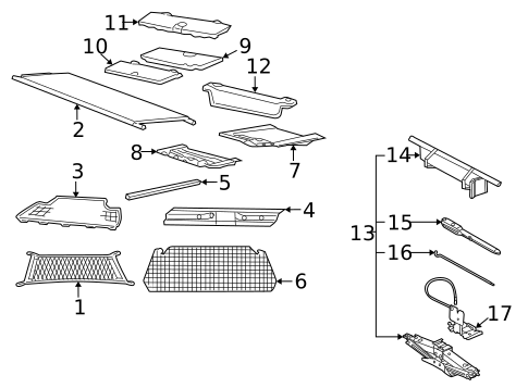 Interior Trim - Rear Body for 2005 Mercury Mountaineer #0