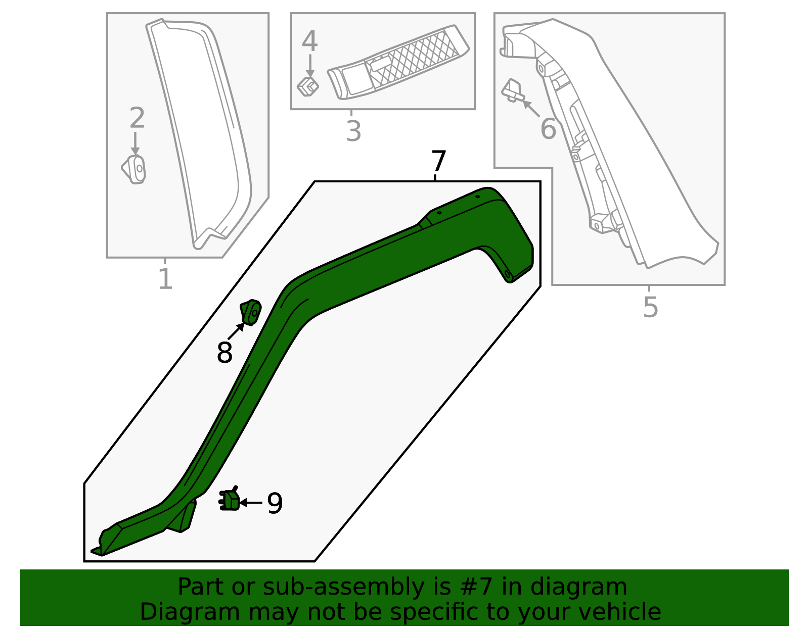 85606340 - 2024-2025 GMC Hummer EV SUV - Wheel Opening Molding | My GM Part