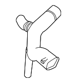 24411900 - Engine: Intake Duct for Saturn: L100, L200, L300, LS, LS1, LS2, LW1, LW2, LW200, LW300 Image image