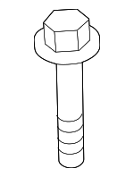 989000 - Engine: Side Mount Bracket Bolt for Volvo Image