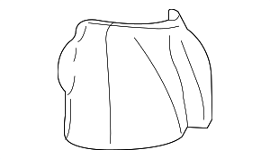YF1Z5428457AA - Body: Quarter Panel Splash Shield for Ford Image