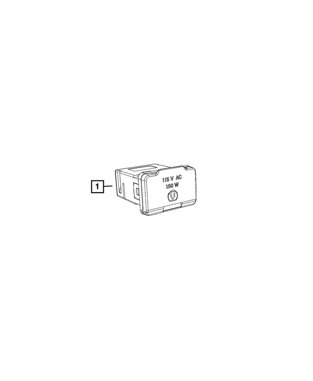 68256592AB - Electrical: Inverter Power Outlet for Mopar Image
