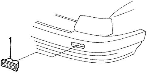 Park & Side Marker Lamps for 1992 Pontiac LeMans #0