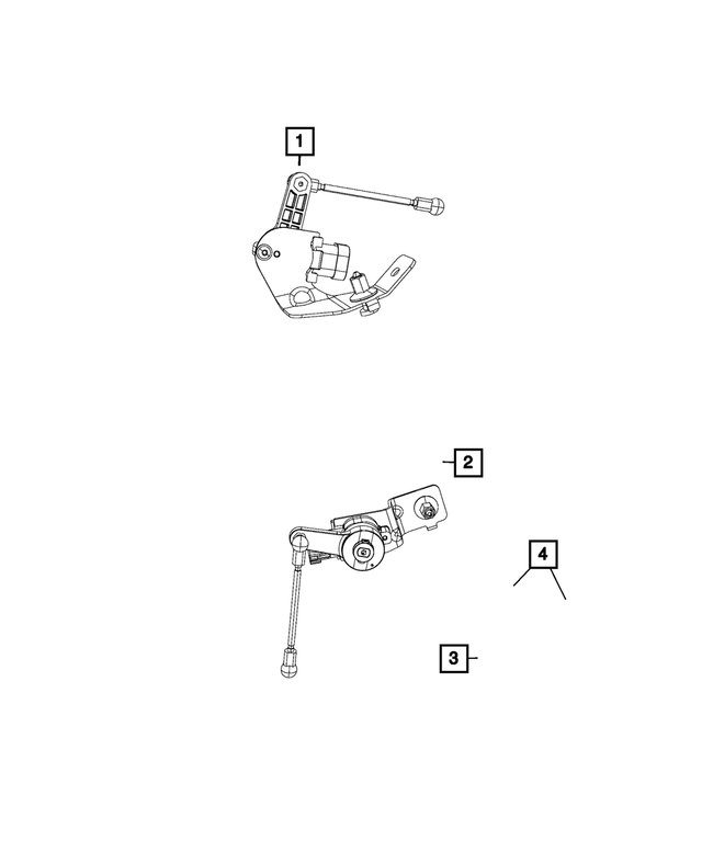 68295927AB - Electrical: Ride Height Sensor for Mopar Image