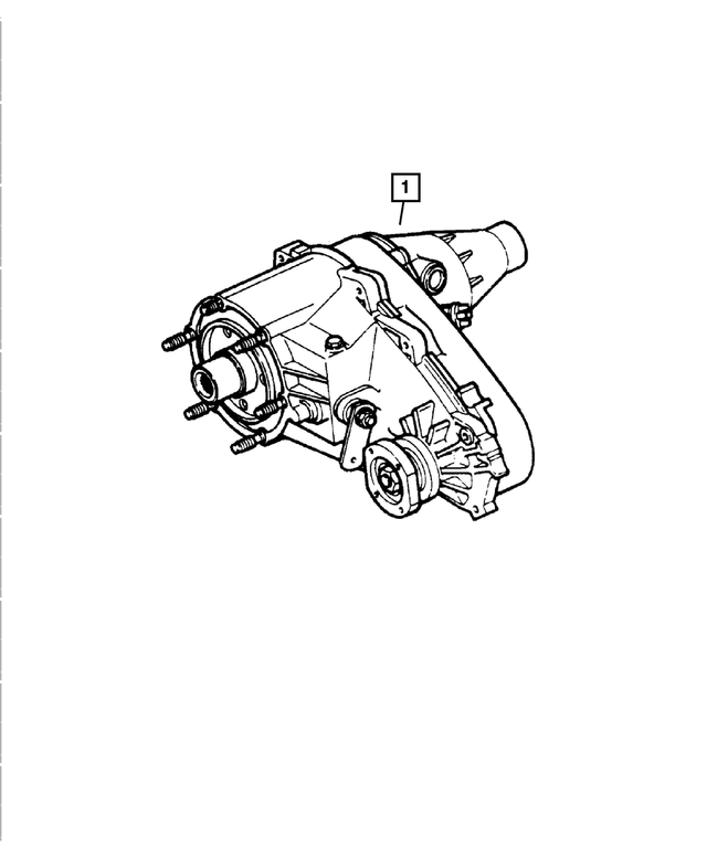 « 52111252AD – Transfer Case Model 231 [DHJ, DHK, DHN] : Nv231 Boite De Transfert pour Mopar Image »