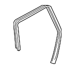 MR237972 - Body: Weatherstrip for Mitsubishi Image