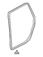 MR237976 - Body: Door Weather-strip for Mitsubishi Image