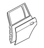 MR981942 - : Door Shell for Mitsubishi Image
