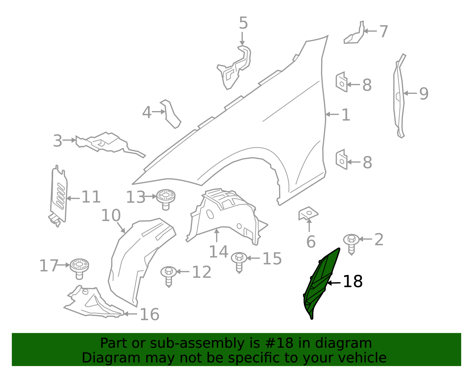 Genuine BMW 51-13-8-074-926 | G82/83 M4 Gloss Black Air Breather, Right ...