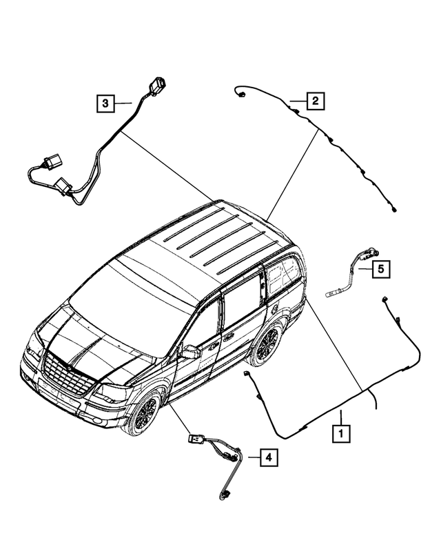 4721754AB - Electrical: Jumper Wiring for Mopar Image