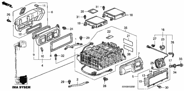 IMA Battery - Ecu for 2002 Honda Insight #0