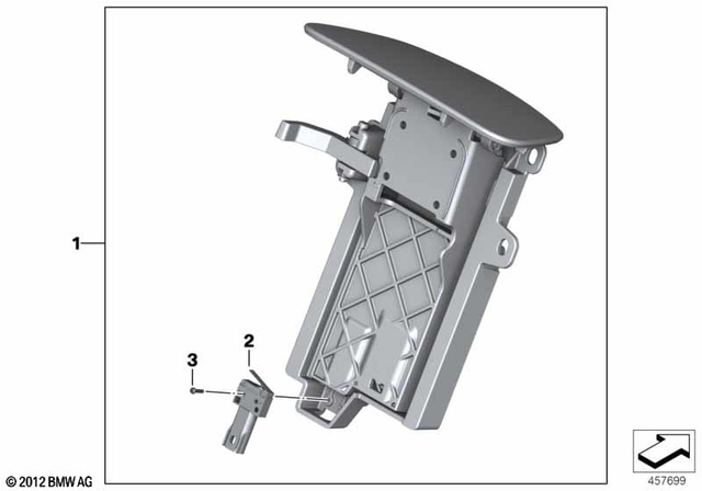 46638551419 - Frame and Mounting Parts: Gps Preparations -  for BMW-Motorrad Image