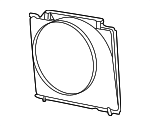 YC3Z8146FA - Cooling System: Fan Shroud for Ford: Excursion, F-250 Super Duty, F-350 Super Duty Image