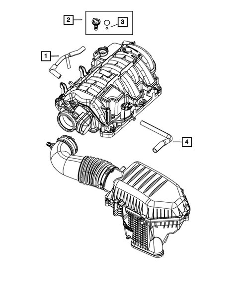 Crankcase Ventilation for 2023 Jeep Grand Cherokee L #0