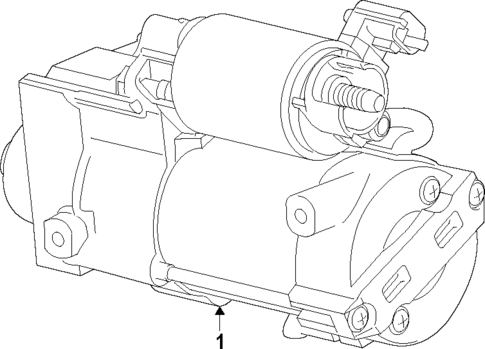 Starter for 2019 Chevrolet Silverado 1500 #1