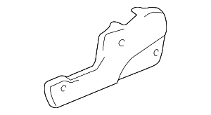 89042185 - Body: Light Cashmere Driver Seat Outer Adjuster Lower Finish Cover for GM Image