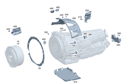 Detachable Transmission Parts for 1991 Mercedes-Benz 350SD #0