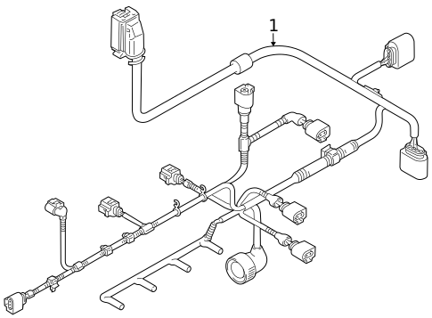 Wiring Harness for 2011 Volkswagen Jetta #0