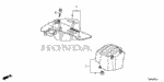 32122RSA000 - Engine: RUBBER, ENGINE COVER MOUNTING for Honda Image