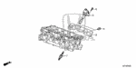 90015PWA000 - Engine: BOLT-WASHER (6X14) for Honda Image