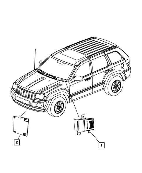 Keys, Modules and Engine Controllers for 2011 Dodge Durango #6