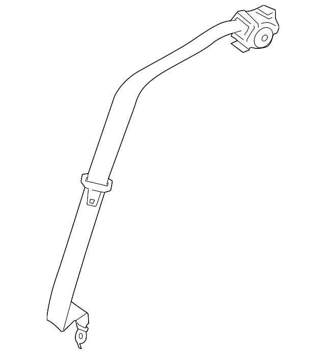 Center Seat Belt - BMW (72-11-7-233-551)