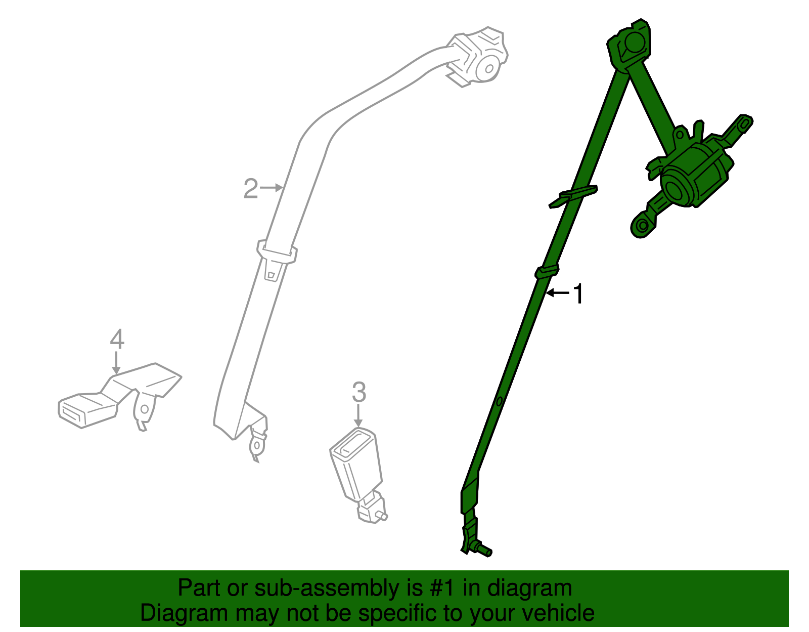 Outer Belt Assembly - BMW (72-11-7-233-545)