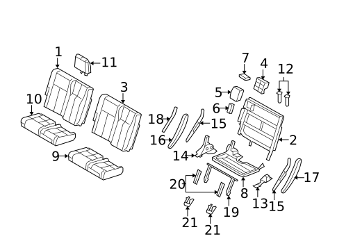 Third Row Seats for 2009 Ford Expedition #0