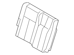 7L1Z7866801A - Body: Seat Back Cushion for Ford Image