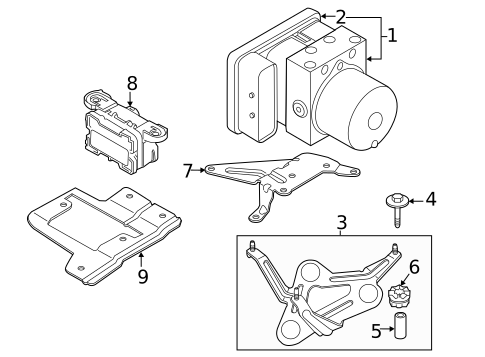 ABS Components for 2013 BMW X1 #0
