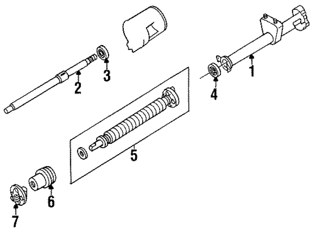 1234601026 - Steering: Jacket for Mercedes-Benz Image