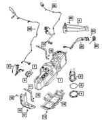 57009262AA - Emission Controls: Diesel Exhaust Fluid Tank for Ram: 3500 Image