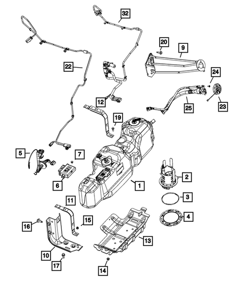 Diesel Exhaust Fluid System for 2025 Ram 3500 #1